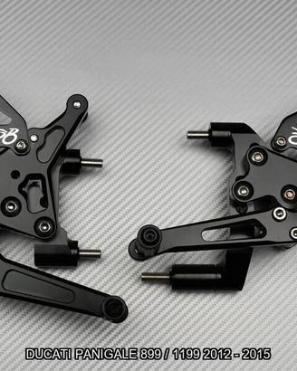 Pedane arretrate DUCATI PANIGALE 899 / 1199 2012