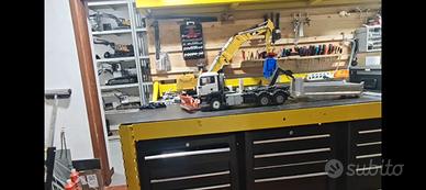 camion rc 6x4 ribaltabile e scarrellabile