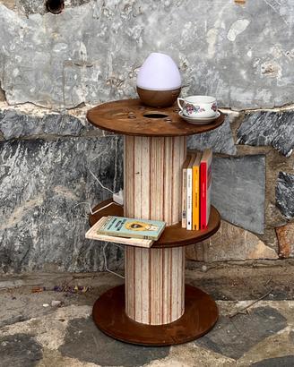 Comodino modernariato vintage - legno
