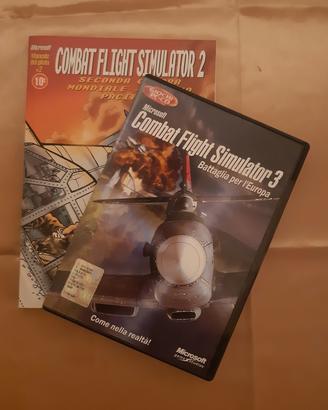 Microsoft Combat Flight Simulator 2&3 + Libro 