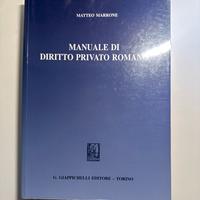 Manuale di Diritto Romano, Matteo Marrone