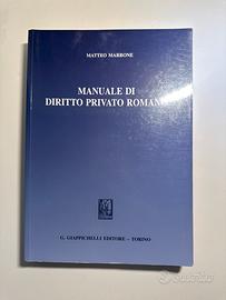 Manuale di Diritto Romano, Matteo Marrone