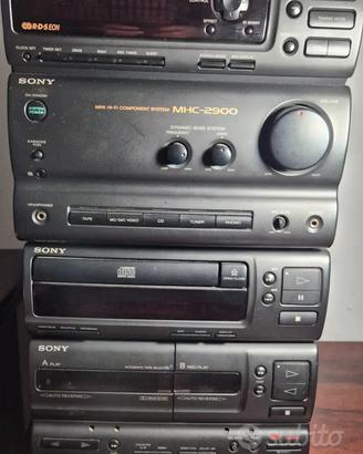 impianto stereo hi fi sony MHC 2900
