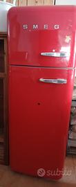frigo smeg rosso 167× 58×62