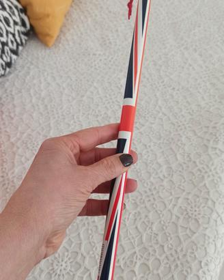 Matitone vintage in legno stampa Union Jack 