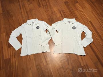 Polo bianche tg 11 anni