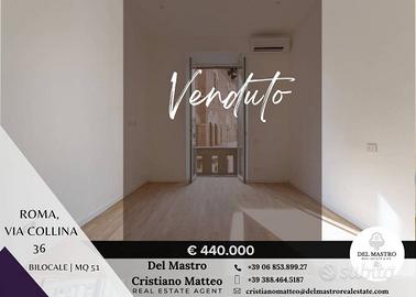 Appartamento di 51 m² con 2 locali a Roma
