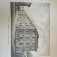 stampe città di Parma con palazzi storici