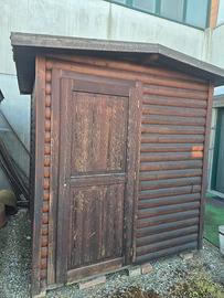 Casetta in legno artigianale – 210 x 210 x 220 cm