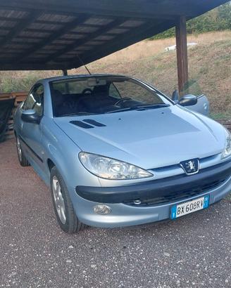 Peugeot 206 Cabrio, 1.6 16V benzina, anno 2002