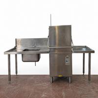 Lavastoviglie professionale Zanussi + tavolo inox
