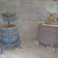 Torchio completo di Tino e cassette per uva