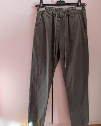 pantaloni cotone leggero taglia s