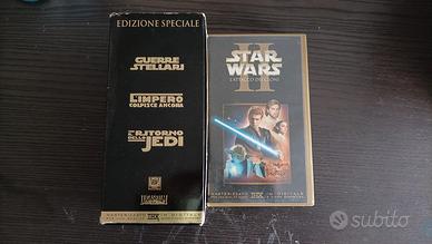 Lotto VHS Star Wars in italiano