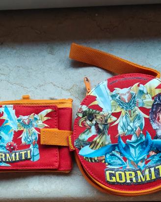 Set Gormiti 2008 Vintage - Portafoglio + Porta CD/