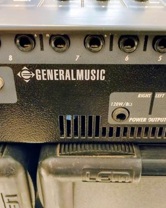 Impianto Audio GEM Minipower 8 + Casse LEM 120 Gre