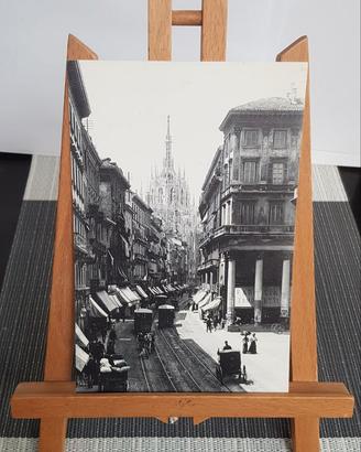 Cartolina C.so Vittorio Emanuele II e Duomo Milano