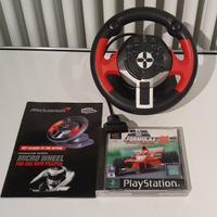 Volante PlayStation Micro Wheel McLaren + gioco F1