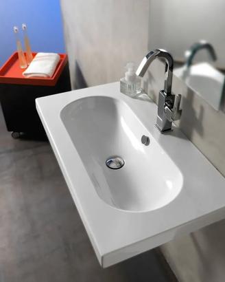 Lavabo sospeso Edowide Ceramica Tecla design
