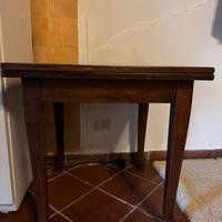 Tavolo allungabile rustico robusto legno massello