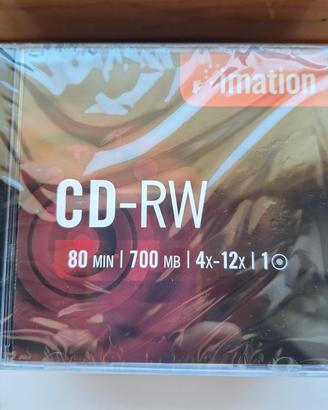 lotto 9 CD RW imation 700mb 80 min 4x-12x  