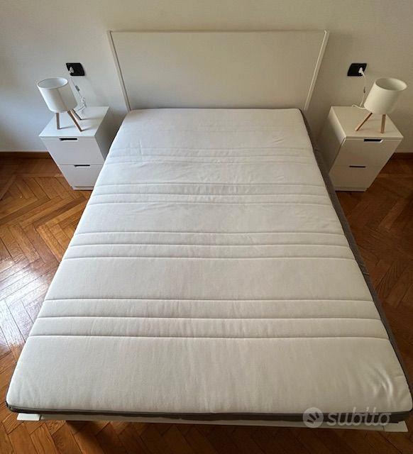 Materasso Letto Malm Ikea Una Piazza E Mezza MALM Struttura Letto