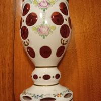 calice cristallo Boemia biedermeier 