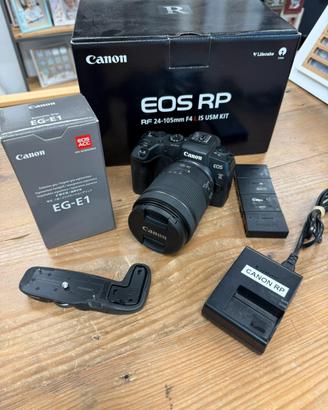 Canon RP  + 24-105 + impugnatura  + 4batterie