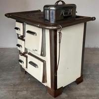 Stufa a legna vintage Super Blanka 900 a 3 fuochi