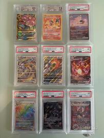 Lotto 9 carte  Charizard - Mewtwo - Venusaur