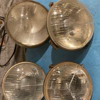 4 fari auto d’epoca Carello 402 + Siem vintage