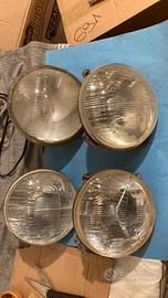 4 fari auto d’epoca Carello 402 + Siem vintage