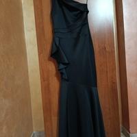 abito mono spalla lungo 