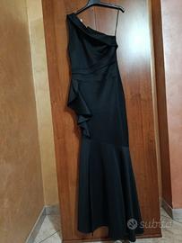 abito mono spalla lungo 