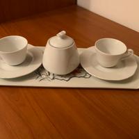 Set caffè con vassoio