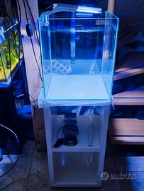 Acquario marino  reef acquael 49l  con mobile