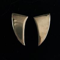 Orecchini in argento a triangolo