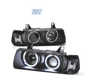 FARI OCCHI ANGEL CCFL BMW E36 COUPE CABRIO NERI