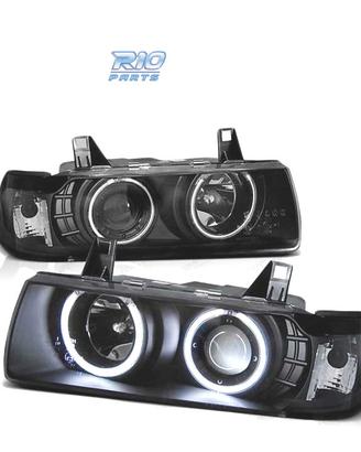 FARI OCCHI ANGEL CCFL BMW E36 COUPE CABRIO NERI