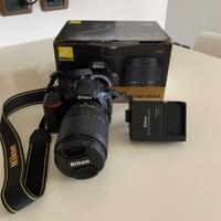 Nikon d5600 + kit 18-140 mm
