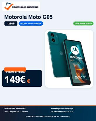 Motorola Moto G05 8/128GB Nuovo