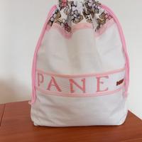 Sacco porta pane, ricamato handmade