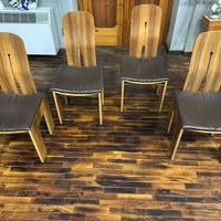 Set 4 sedie mod.1934 765 Carlo Scarpa x Bernini