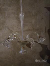 Antico Lampadario in vetro