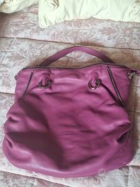 Borsa Coccinelle in Pelle Rosa Fuchsia, 3-in-1