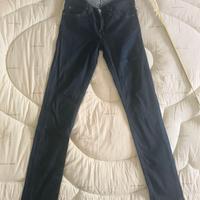 Jeans nero donna Lee W26 L31