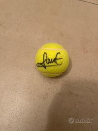 Pallina da tennis autografata Sara Errani