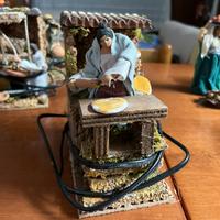 Personaggio del presepe in movimento