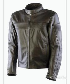 Giacca pelle marrone