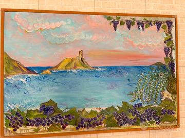 Dipinto paesaggio marittimo